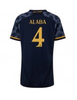 Real Madrid David Alaba #4 Vieraspaita Naisten 2023-24 Lyhythihainen